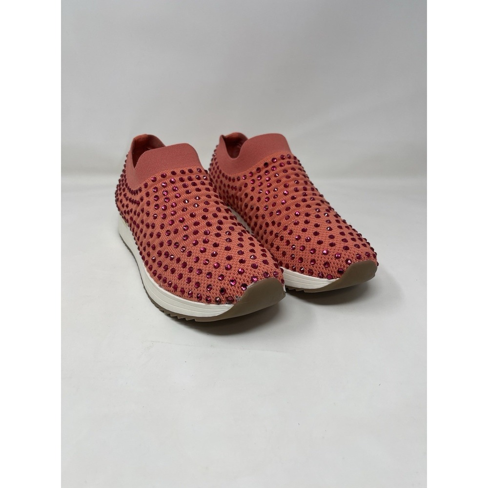 Kenneth Cole Reaction Cameron Jewel Jogger Slip-On Sneakers Sunset Women's US 8